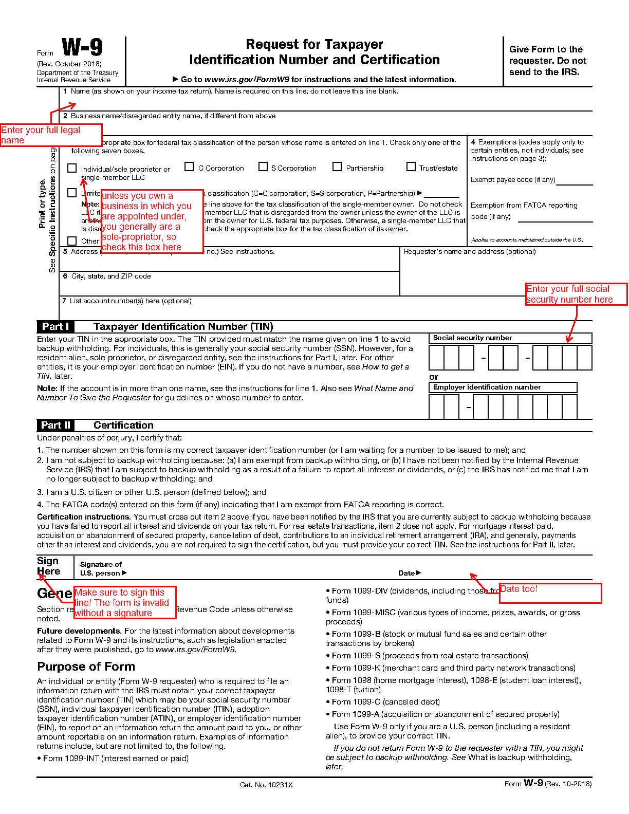 Irs W9 Form 2025 Printable Abigail Fihelly